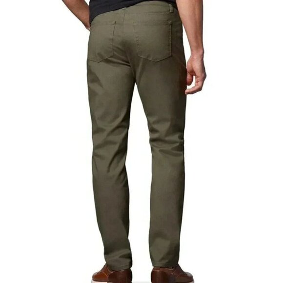 NWT Denver Hayes Athletic Stretch Chino Olive Green Size 36x30 - Picture 2 of 10